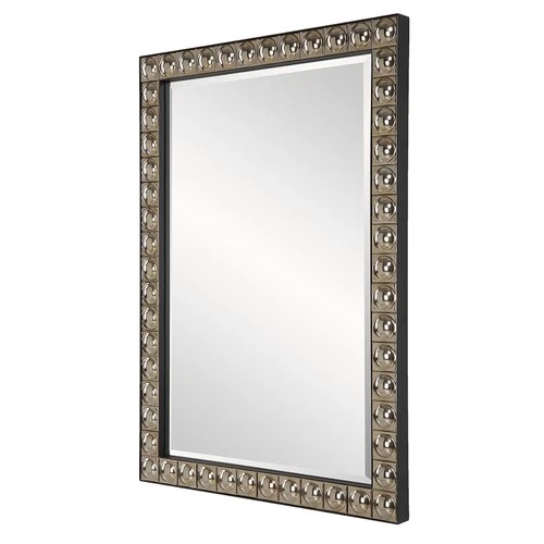 Uttermost Silvio Tiled Vanity Mirror - 23.13"W x 32.75"H x 1.63"D - Picture 4 of 6