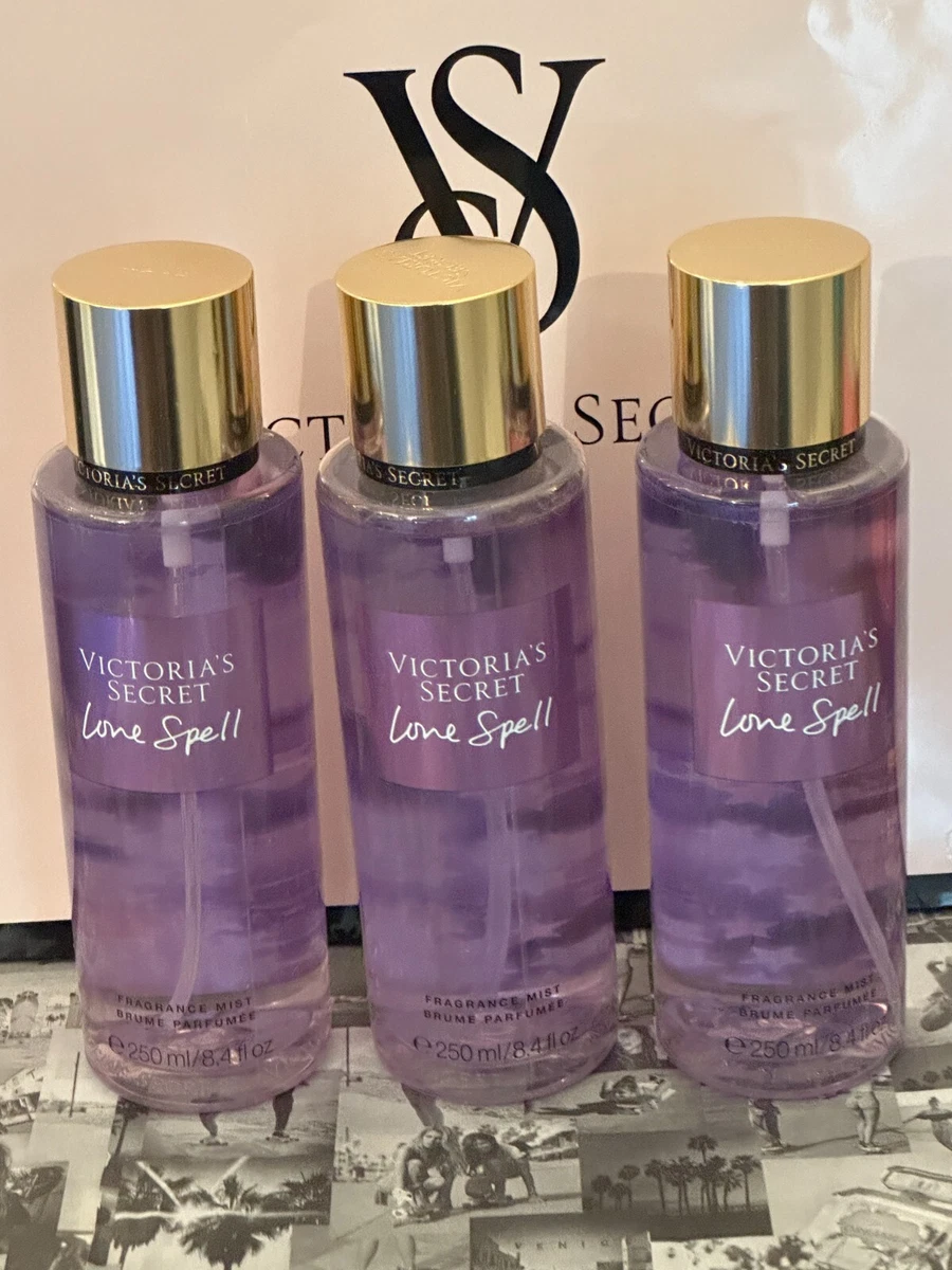 Victoria's Secret Fragrance Mist Love Spell, 8.4 fl oz (PACK 3) 