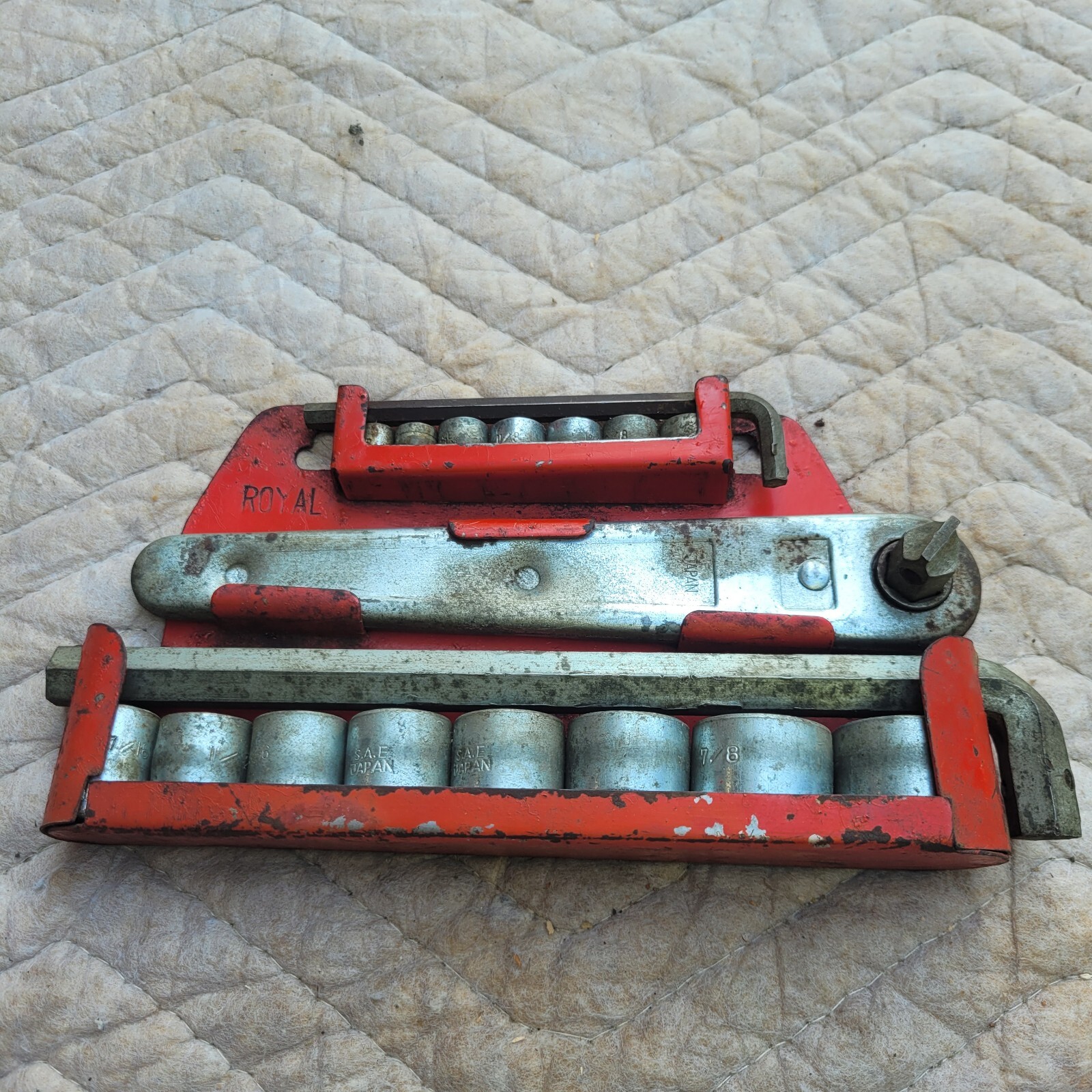 RARE Vintage Royal Tools SAE Hex Socket Set-Made In Japan 3/16 to 15/16 ...