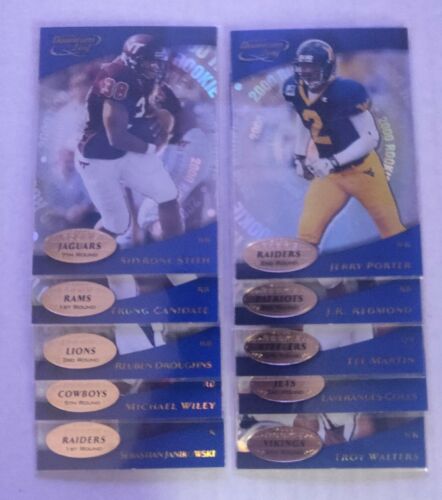 2000 Quantum Leaf Rookie Card Set 301-350 (-3) RC No Brady Pack Fresh - Picture 2 of 5