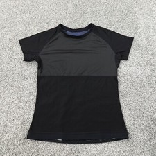 Sweat Shaper Shirt Womens XL Black Athletic Work Out Gym Training Sauna Suit