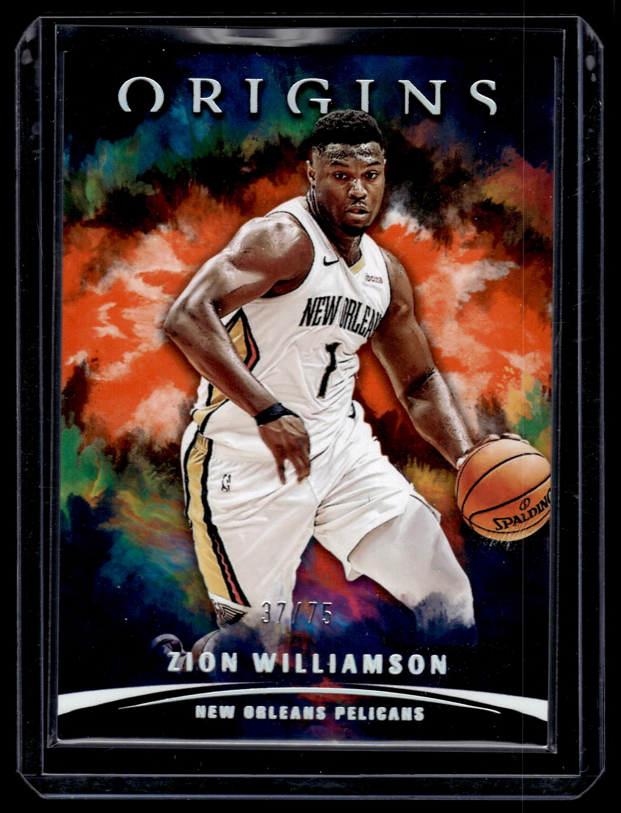 Zion Williamson 2021-22 Panini Origins Basketball Orange Card /75 #1