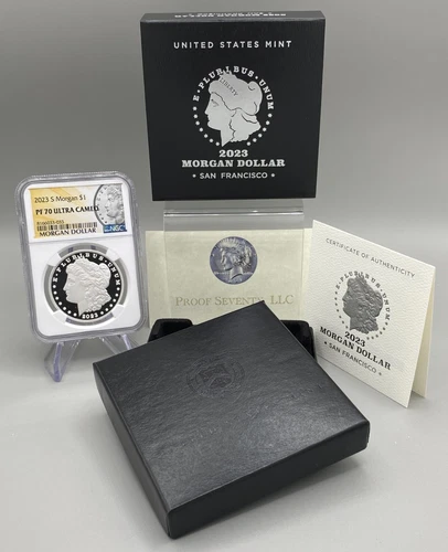 2023 S Morgan Silver Dollar NGC PF70 Ultra Cameo w/OGP