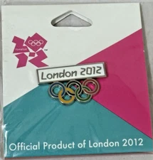 2012 London Olympic Pin 5 Circles
