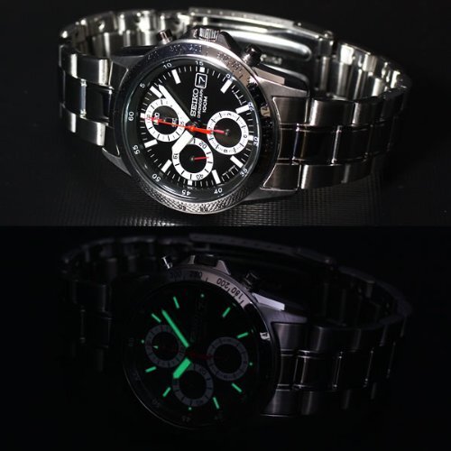 Seiko SND371P1 SND371P SND371 Chronograph Men's Watch JAPAN 100
