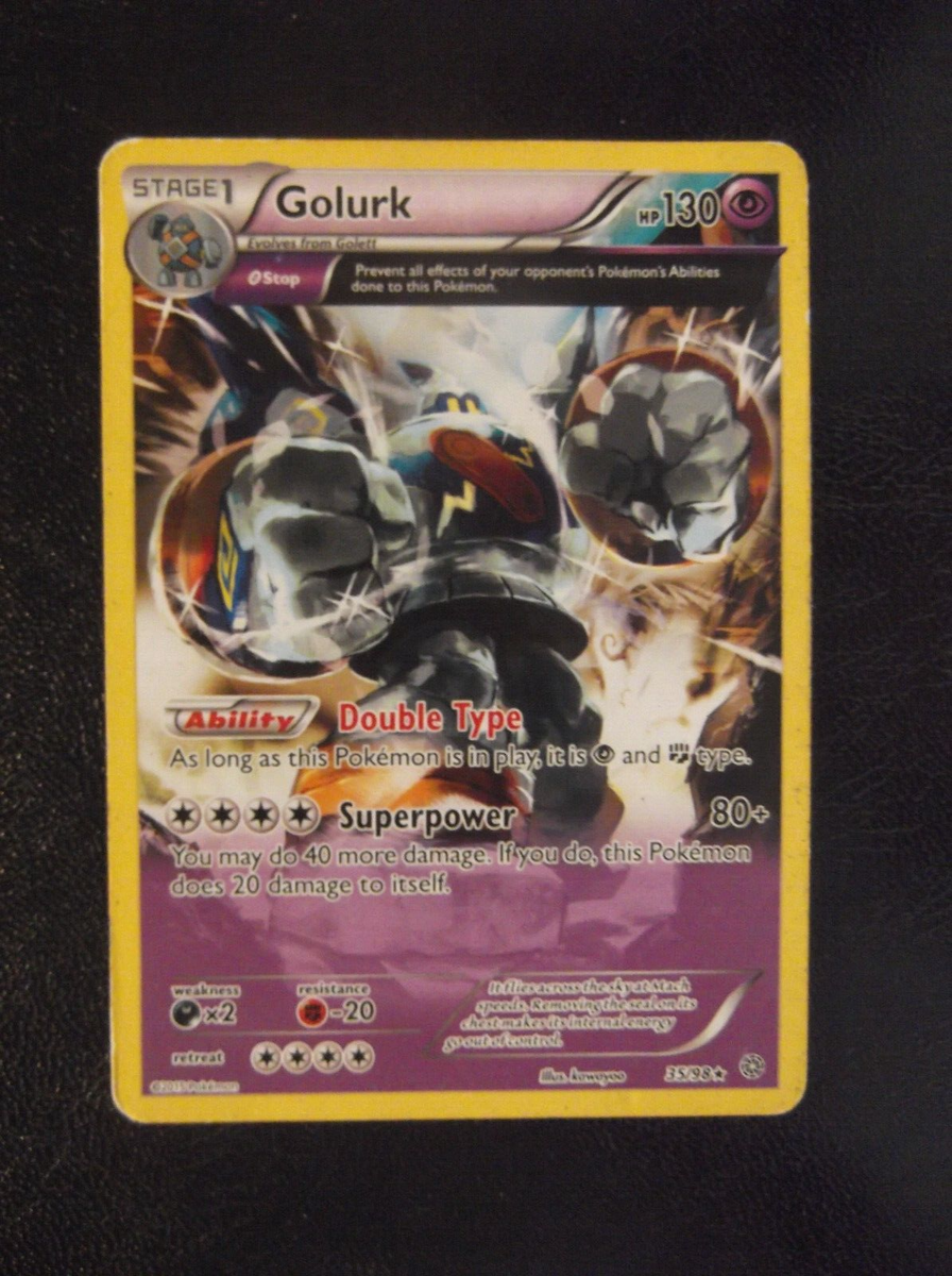 shiny golurk pokemon card Golurk (35/98) - XY Ancient Origins