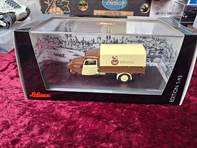K-68 Schuco 1/43  Tempo Dreirad/Pritsche/Plane ''Lebkuchen Schmidt'' OVP