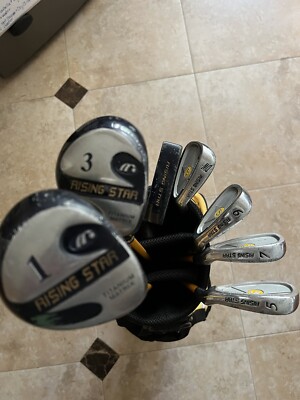 Rising Star ジュニアゴルフクラブセット➕おまけ Rising Star Kids Junior 7 Pc Golf Club Set Youth Right