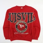Vintage Louisville Cardinals Spell Out Crewneck Sweatshirt Size Xl 90s Ncaa