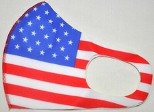 American Flag Stars and Stripes Patriotic Face Mask Filter Washable Reusable
