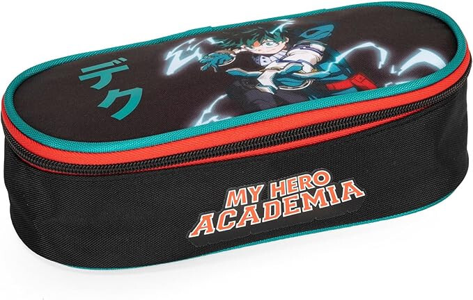 My Hero Academia Astuccio Ovale Organizzato+ OMAGGIO Set 12 pz Cancelleria