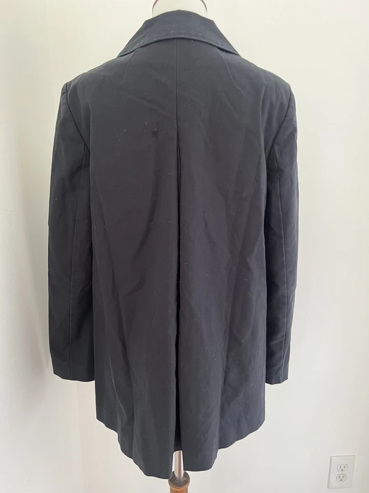 Chaqueta cortavientos Michael Kors para mujer talla M azul marino algodón/spandex Foto 4 de 4