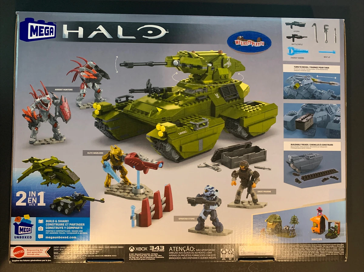 MEGA Halo INFINITE UNSC Scorpion Clash Tank 2 in 1 Construx Bloks HHC42 993 PCS