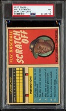 1970 Topps Scratch-offs Baseball Willie Stargell Scratch-offs PSA 7
