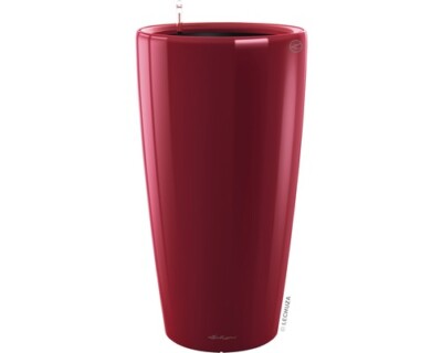 Pflanzvase Lechuza Rondo Kunststoff Ø 40 cm H 75 cm rot inkl. Erdbewässerungsyst