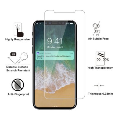 9H High Quality Tempered glass screen protector for iphone 8 Phone HD  #J19