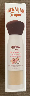 HAWAIIAN TROPIC MINERAL TRANSLUCENT SUNSCREEN POWDER BROAD SPECTRUM SPF 30 NIB