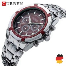 Luxus Uhr Armbanduhr Herren Quarz Wasserdicht Analog Modern Uhr