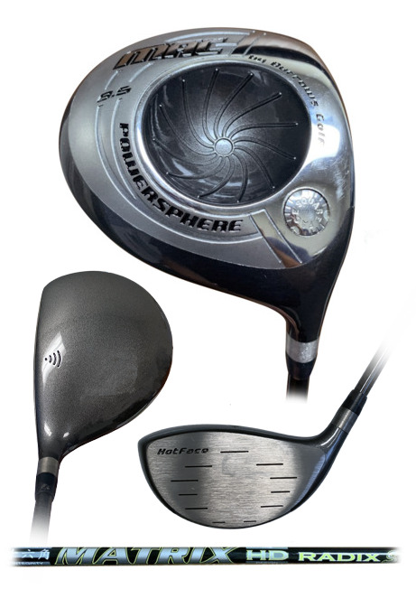 MAC Burrows Golf Power Sphere Driver, 8.5 Degrees with Hot Face