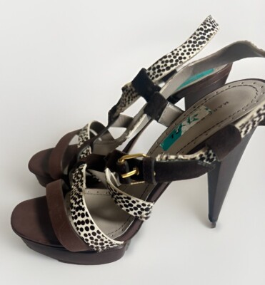 New MARC BY MARC JACOBS Animal Print Platform EU 38.5 US 8.5 High Heels