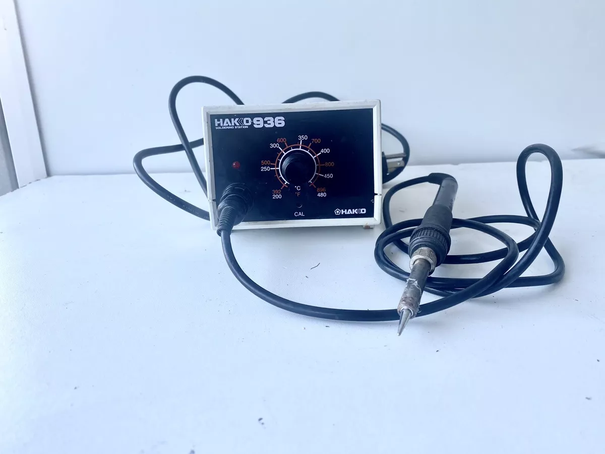 HAKKO 936 SOLDERING STATION 120V 65W 60HZ IRON eBay