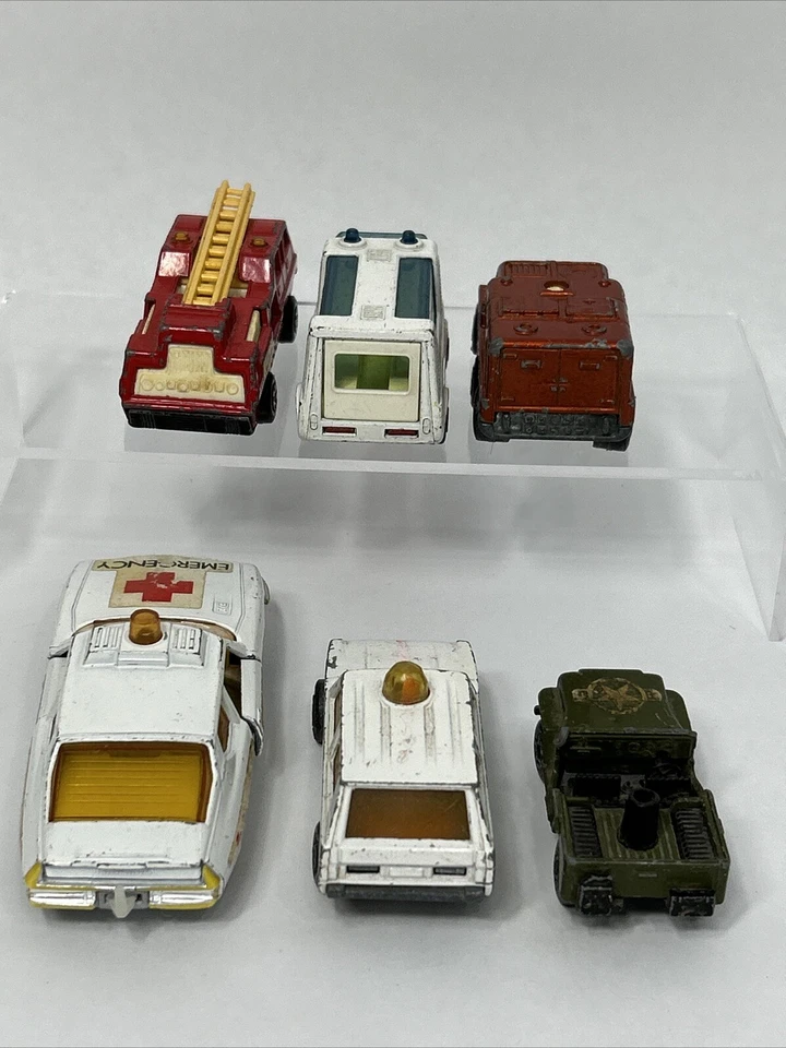 Vtg Matchbox Lesney Rolamatics Lot K-62 Doctor's Emergency Strecha Blaze Buster - Image 3 of 4