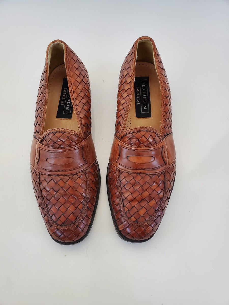 Florsheim Imperial Mens Brown Leather Penny Loafers 31284 Size 10.5 D Florsheim Imperial Brown Leather Penny Loafers Slip On Dress  main image 3