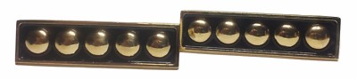 Star Trek:TNG The Next Generation Fleet Admiral Pair of Metal Collar Pins