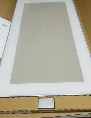 IKEA JUTIS Aluminum Trim White Frosted Glass Door 15x30 202.666.35