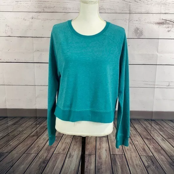 sweaty-betty pull over crop stretch active sweatshirt
