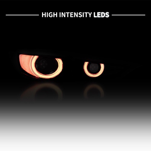 Par de luces traseras LED ahumadas para Mazda 3 Axela 2014-2018 sedán giro secuencial - Imagen 7 de 9