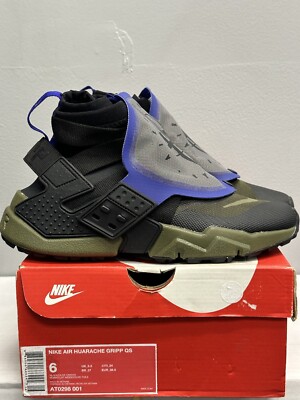 Size 6 - Nike Air Huarache Gripp QS Black Olive