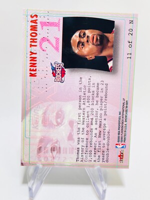 KENNY THOMAS 1999-00 Flair Showcase NEXT Rookie RC INSERT Rockets 