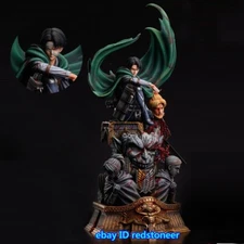 Levi Ackerman3.0 Attack on Titan 1/6 Figure Model Two-Headed Sculpture A Version