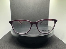 NEW KENNETH COLE REACTION KC0876 083 PURPLE AUTHENTIC DESIGNER EYEGLASSES 53-18