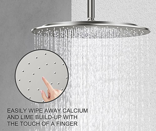 Showerhead That Gives You a Rainstorm in Your Shower with this 16" Showerhead - Picture 5 of 6