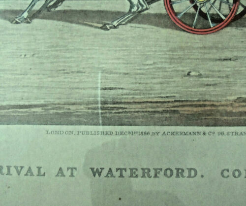 Par de grabados enmarcados a mano de Bianconi's Establishment Travel in Ireland - Imagen 10 de 11