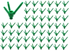 ☀️LEGO 50x  Green Plant Flower Stem with Bottom Pin