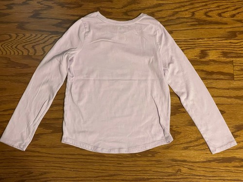 Two Little Girl Size 7 JUMPING BEANS (1) Unicorn (1) Butterfly Long-Sleeve Tees - Picture 20 of 23