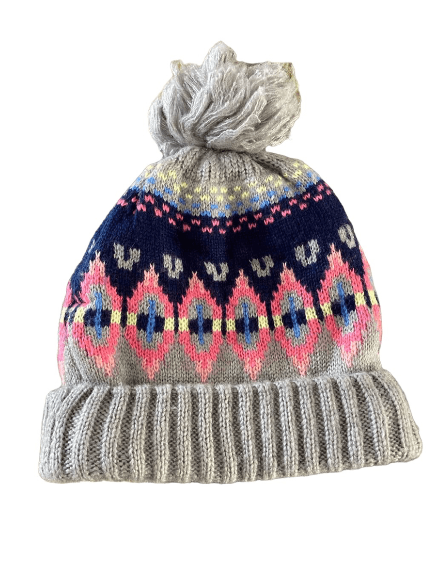 SO Winter Hat Pompom Polyester Knit Crochet Pom Faux Fur Cap Furry