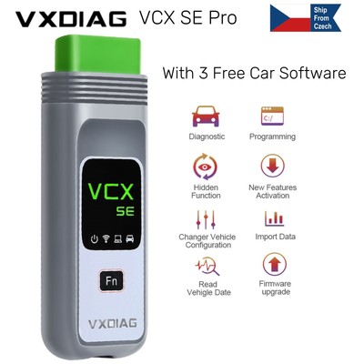 VXDIAG VCX SE Pro Car OBD2 Diagnostic Tool Code Scanner With 3 Free Car Software