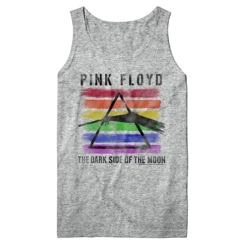 Pink Floyd Dark Side Of The Moon Rainbow Herren Tank Top Psychedelic Music Merch - Bild 5 von 5