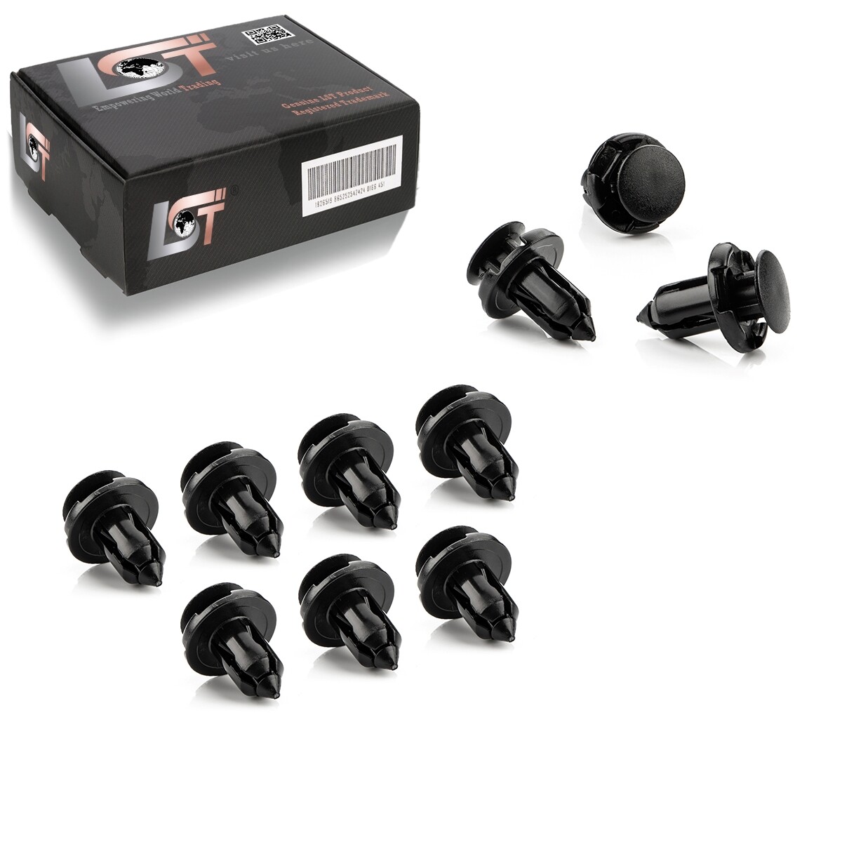 10x Bumpers Front Fastening Clips for MITSUBISHI
