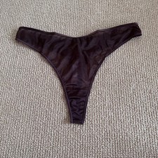 Skims Cocoa Ultra Fine Mesh Thong, Size 2X NWT