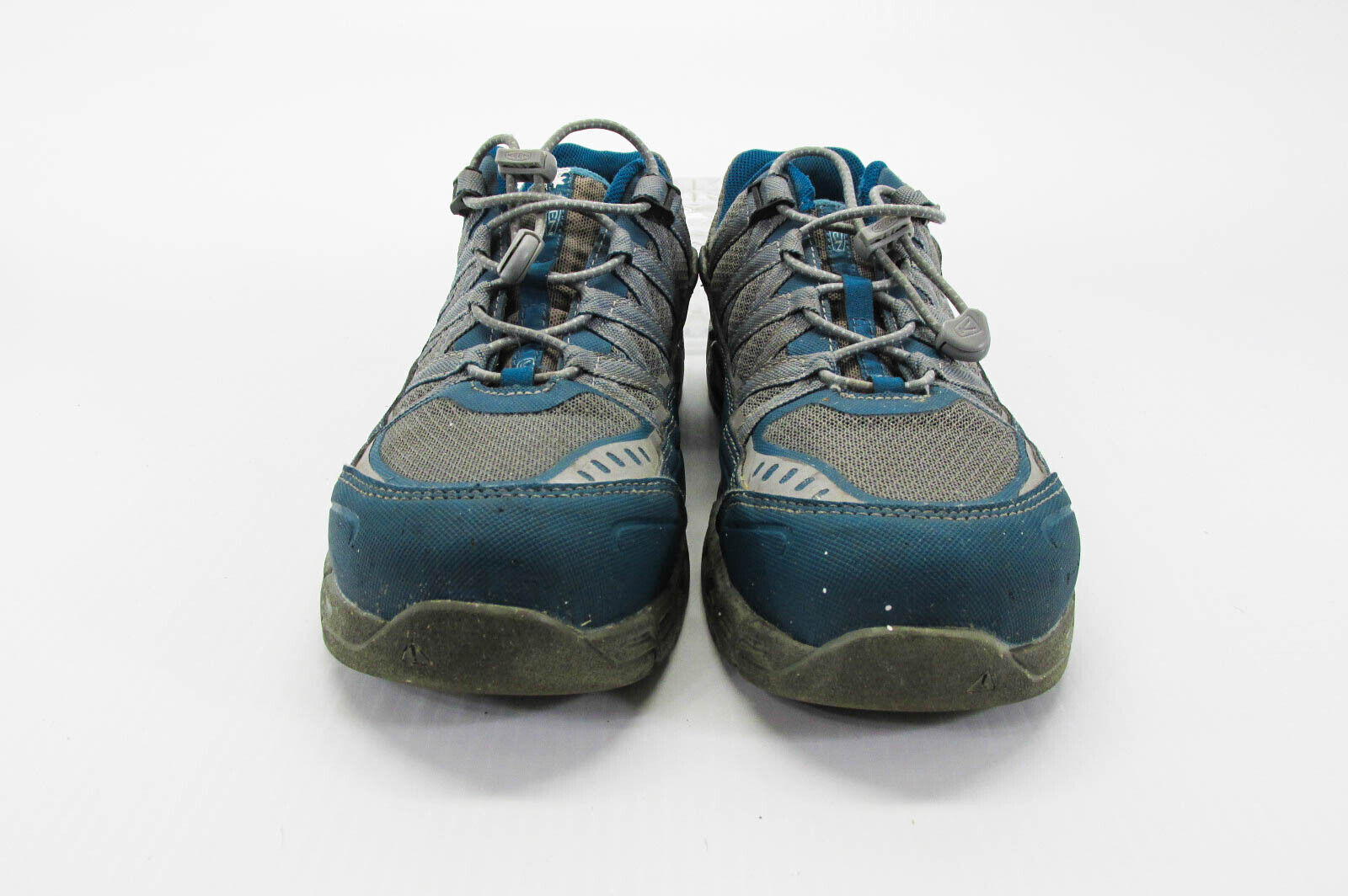 Scarpa donna Keen Asheville Utility taglia 10M ESD punta alluminio lavoro usata vq