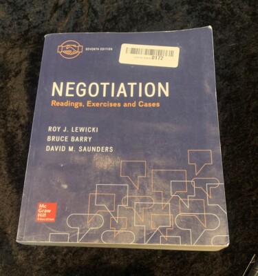 Negotiation: Readings, Exercises and Cases Good Condition Seventh Edition