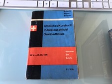 Swiss timetable. Kursbuch Indicareur official. Summer 1976.