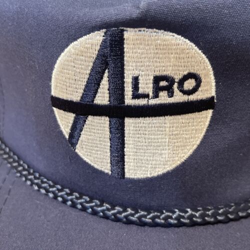 VINTAGE ALRO Steel Trucker Hat 1990s Mesh Classic Hat. Original Vintage SnapRare - Picture 4 of 12