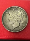1922 D US Peace Silver Dollar Nice Details (Reverse 2 Rub Marks) AU Uncertified