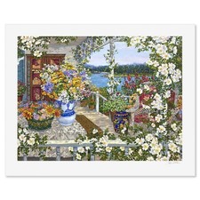 John Powell Blue Hill Bay Ltd. Ed Printer's Proof Serigraph #'d Hand Signed, LOA